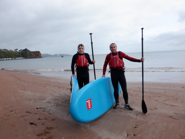 Preparándose para el SUP